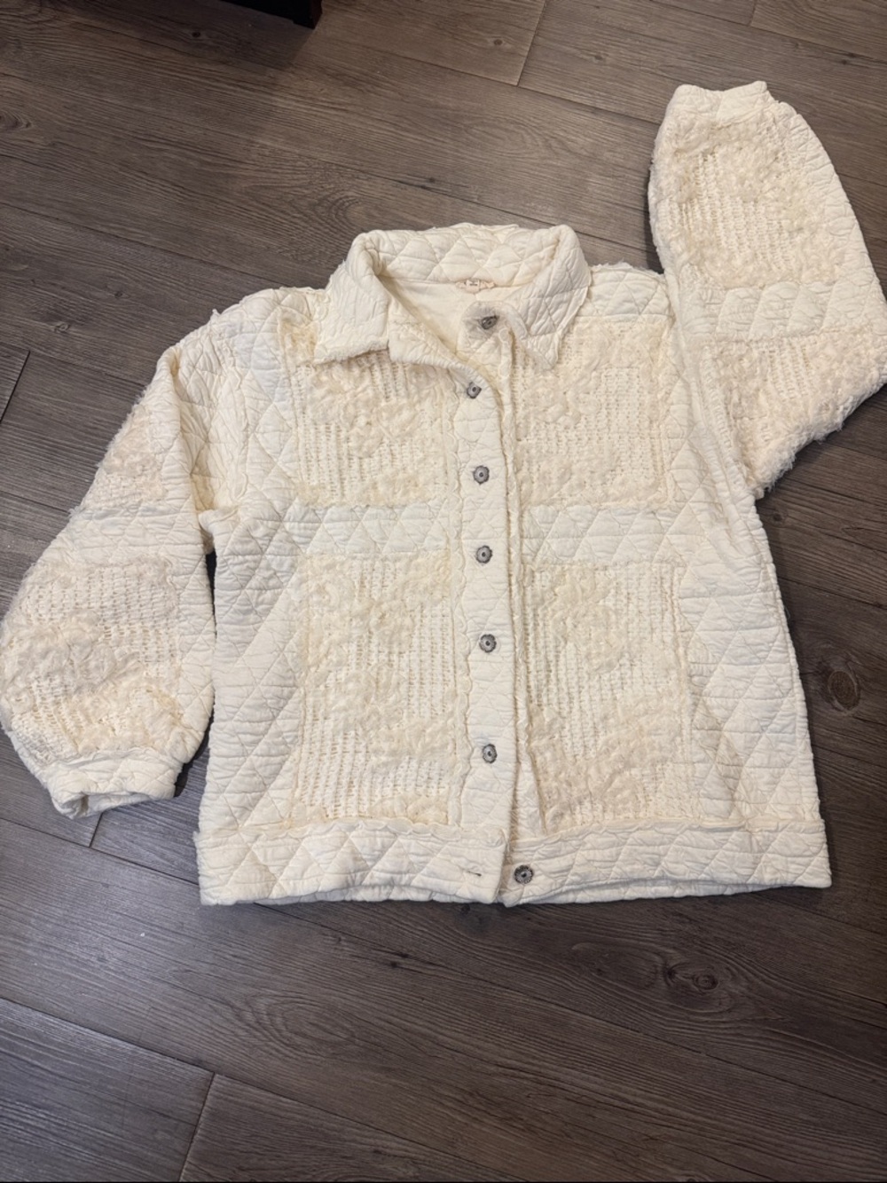 🆕 POL Cream Quilted Jacket L. NWT!💥 - Picture 8 of 11